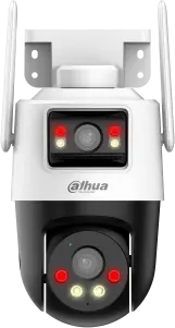 Camera Exterior Dahua DH-P3D-3F-PV-4G Picoo Dual D1 4G Wi-Fi, Lentila Duala 3MP, Pan & Tilt, Detectie AI Persoane si Vehicule, Alarma Sonora si Luminosa
