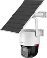 Dahua DH-BP3EW-4G 3MP 4G LTE Battery Powered Solar Security Camera, 360 Degree View, WizColor, IR Night Vision 20m, Waterproof Wireless Camera