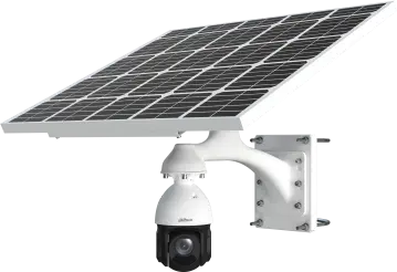 Dahua Integrated Solar Monitoring Kit DH-PFM378-B125-CB & DH-SD49425DB-HNY-GQ-EAU, 4MP 25x Optical Zoom PTZ Camera, 125W Monocrystalline Panel, 4G, IP66