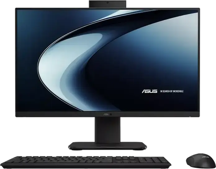 ASUS ExpertCenter P440VAK All-in-One PC, 23.8 inch Display, Intel Core 7 240H Processor, 16GB RAM, 512GB SSD, Integrated Webcam, Black