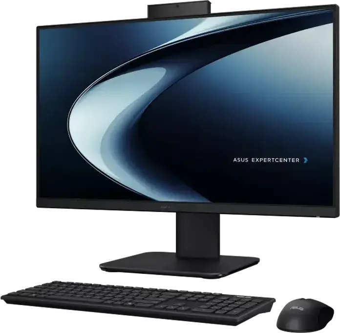 ASUS ExpertCenter P440VAK All-in-One PC, 23.8 inch Display, Intel Core 7 240H Processor, 16GB RAM, 512GB SSD, Integrated Webcam, Black