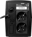 SVEN Pro 600 Line-Interactive UPS, 600VA / 360W, Built-in AVR, 2 x Schuko Sockets, Sinusoidal Output, Surge Protector, Black