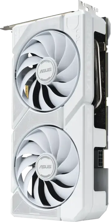 ASUS Dual GeForce RTX 5060 Ti 16GB GDDR7 White DUAL-RTX5060TI-O16G-WHITE Graphics Card, PCI-E 5.0, 2632 MHz Boost, DLSS 4, Ray Tracing
