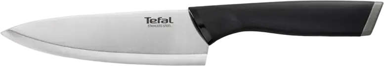 Tefal Comfort K221S375 3-Piece Stainless Steel Knife Set with Ergonomic Soft-Touch Handles and Blade Guards, 9cm 12cm 15cm