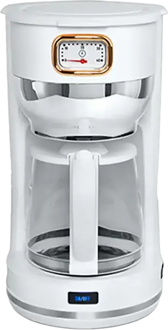 Cafetieră cu picurare MUSE MS-220 W, 1000W, Alb