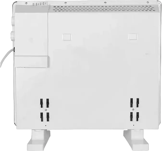 Resanta OK-1000CH Convector Heater, 1000W, Needle Heating Element, Metal Case, Thermostat, Floor and Wall Mount, White, 15 m2 Heating Area
