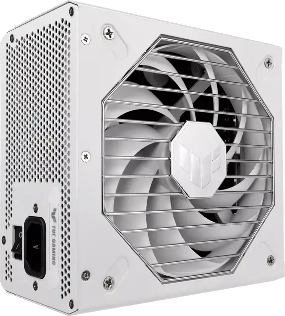 Sursa ASUS TUF Gaming 1000W Gold TUF-GAMING-1000G-WHITE, ATX 3.1, 80 Plus Gold, Complet Modulare, Editie Albă, PFC Activ, Ventilator 135mm Dual Ball Bearing
