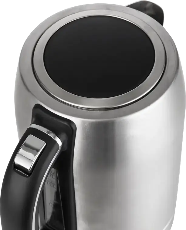 OZON EKC-5701-GS Electric Kettle, 1.7L, 2200W, Stainless Steel, Grey, Hidden Heating Element, 360-Degree Rotating Base, Dry-Boil Protection
