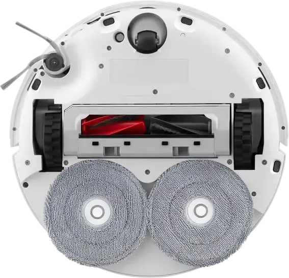 Roborock Qrevo Curv 2 Pro Robot Vacuum Cleaner, 25 kPa Suction, Dry and Wet Cleaning, 6400 mAh Battery, Reactive AI Obstacle Recognition, White
