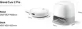 Roborock Qrevo Curv 2 Pro Robot Vacuum Cleaner, 25 kPa Suction, Dry and Wet Cleaning, 6400 mAh Battery, Reactive AI Obstacle Recognition, White