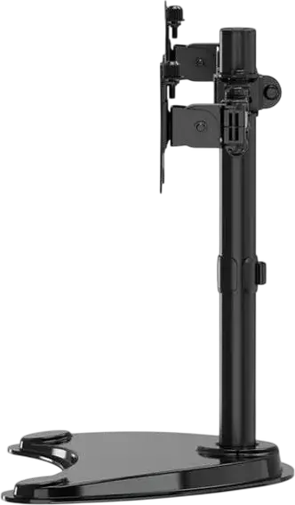 Suport de birou pentru dual monitor Gembird MS-D2ST-02, Side by Side, ecrane 13-32 inch, VESA 75x75 100x100, 8kg per brat, Otel si ABS, Negru