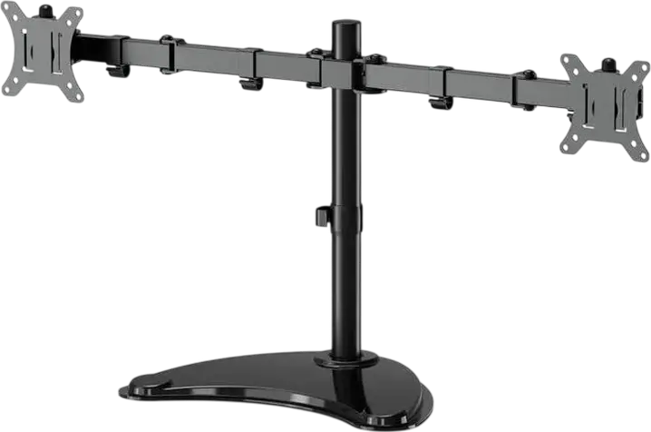 Suport birou pentru monitoare Gembird MS-D2ST-02, Negru