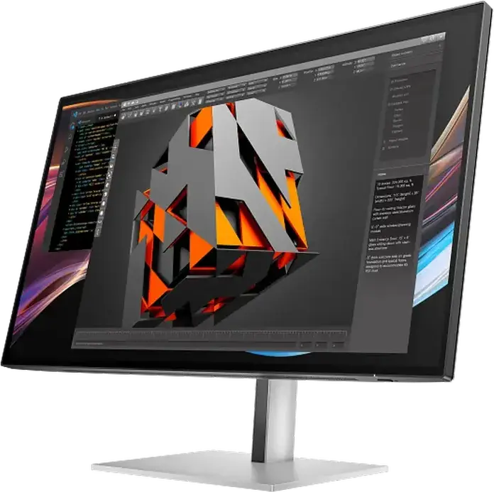 Monitor HP S7 Pro 727pk 27 inch 4K UHD IPS, 3840x2160, 60Hz, Culori 10-bit, Thunderbolt 4 100W PD, RJ45 Ethernet, Design 4-Side Frameless, Argintiu