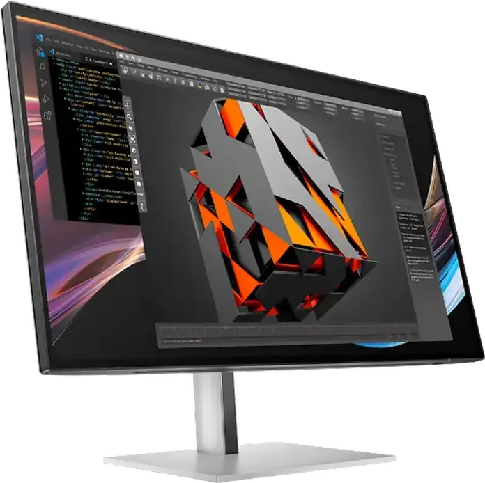 Monitor HP S7 Pro 727pk 27 inch 4K UHD IPS, 3840x2160, 60Hz, Culori 10-bit, Thunderbolt 4 100W PD, RJ45 Ethernet, Design 4-Side Frameless, Argintiu
