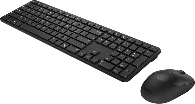 Беспроводной комплект клавиатуры и мыши Dell Pro KM526, Черный, 2.4 ГГц RF, влагозащищенная клавиатура, оптическая мышь 1600-6000 DPI, USB-ресивер