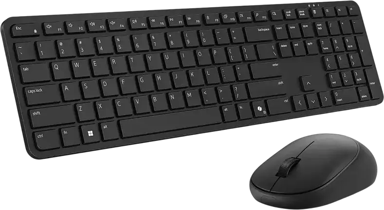 Беспроводной комплект клавиатуры и мыши Dell Pro KM526, Черный, 2.4 ГГц RF, влагозащищенная клавиатура, оптическая мышь 1600-6000 DPI, USB-ресивер