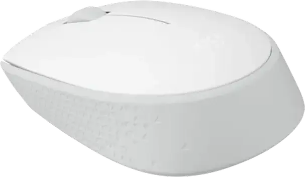 Mouse Optic Wireless Logitech M171, Receptor Nano USB 2.4 GHz, 1000 DPI, Design Ambidextru, Raza de Actiune 10m, Alb, Windows macOS ChromeOS Linux