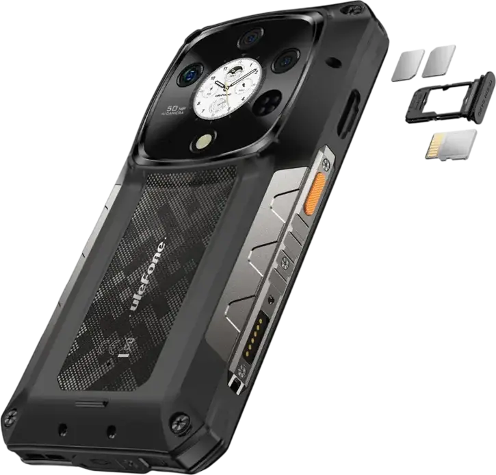 Ulefone Armor 28 Pro Rugged 5G Smartphone, 6.67" AMOLED 120Hz, Dimensity 7300, 16GB RAM, 512GB ROM, 10600mAh Battery, 120W Fast Charge, IP68 MIL-STD-810H
