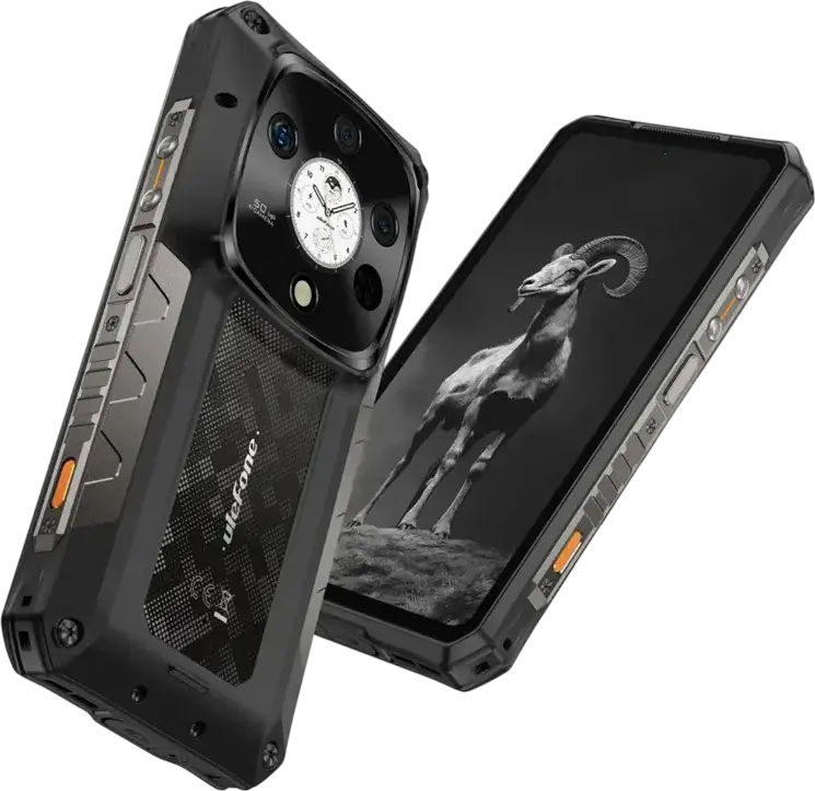 Ulefone Armor 28 Pro Rugged 5G Smartphone, 6.67" AMOLED 120Hz, Dimensity 7300, 16GB RAM, 512GB ROM, 10600mAh Battery, 120W Fast Charge, IP68 MIL-STD-810H