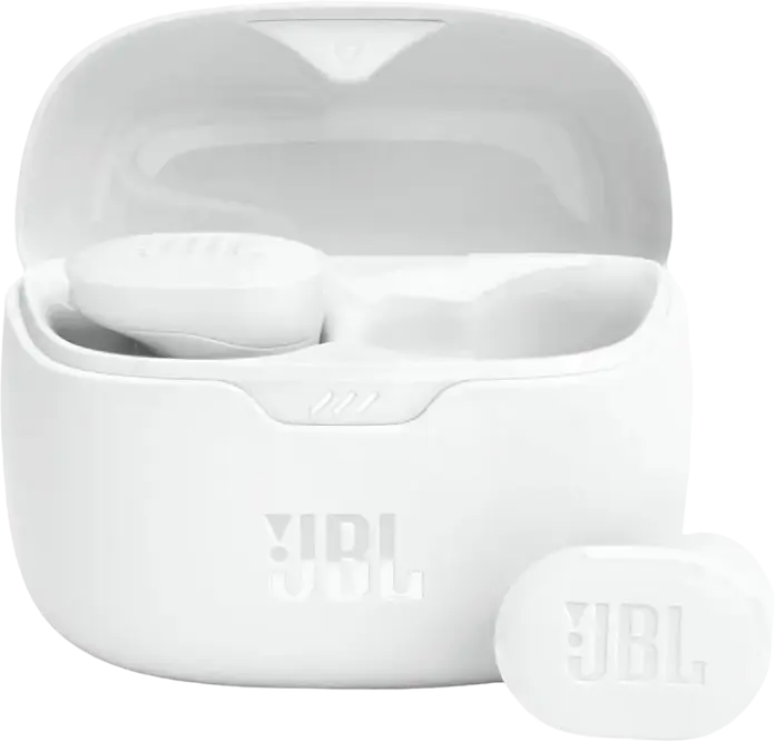 JBL Tune Buds True Wireless Stereo Earbuds, Bluetooth 5.3, Active Noise Cancelling, JBL Pure Bass Sound, IP54 Water Resistant, Up to 48h Playback, White
