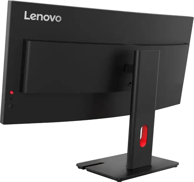 Lenovo ThinkVision T34WD-40 34" WQHD 3440x1440 Curved VA Monitor, 120Hz, 4ms, HDR10, USB-C, RJ45 Ethernet, Height Adjustable, Eclipse Black