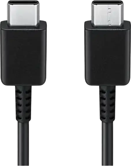 Samsung EP-DA705 USB Type-C to Type-C Cable, Black, 60W Power Delivery Fast Charging and Data Sync, 1 Meter