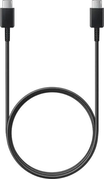 Samsung EP-DA705 USB Type-C to Type-C Cable, Black, 60W Power Delivery Fast Charging and Data Sync, 1 Meter