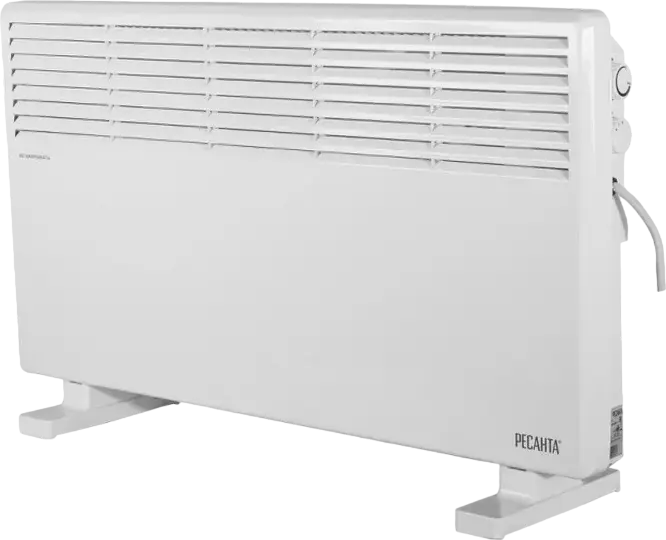 Convector Electric Resanta OK-2000CH, Putere Maxima 2000W, 2 Moduri de Caldare, Termostat, Protectie la Supraincalzire si Rasturnare, Alb