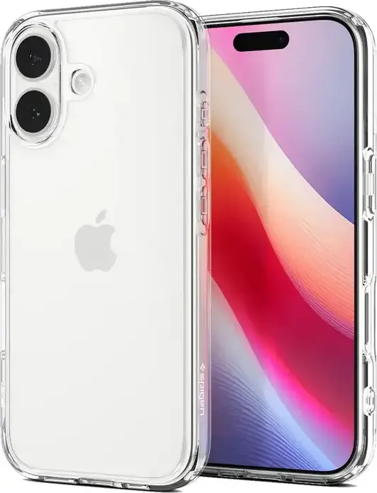 Spigen Ultra Hybrid Protective Case for Apple iPhone 17, Crystal Clear Transparent Silicon Cover