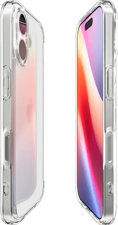 Spigen Ultra Hybrid Protective Case for Apple iPhone 17, Crystal Clear Transparent Silicon Cover