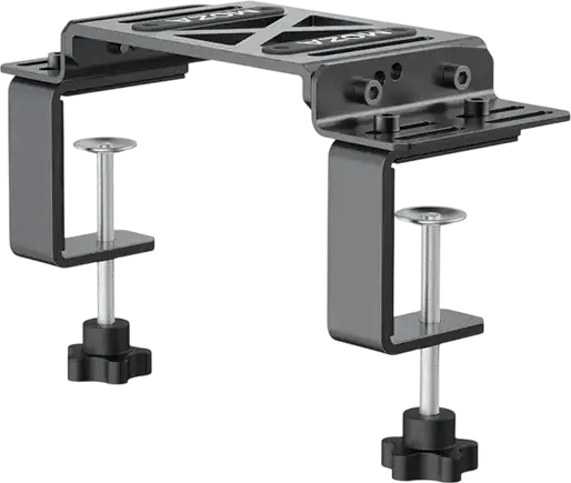 MOZA Table Clamp for R3, R5, R9, R12 Wheel Bases, 5mm CNC High-Strength Steel, Supports up to 50mm Desk Thickness, R21 Torque Support, Black