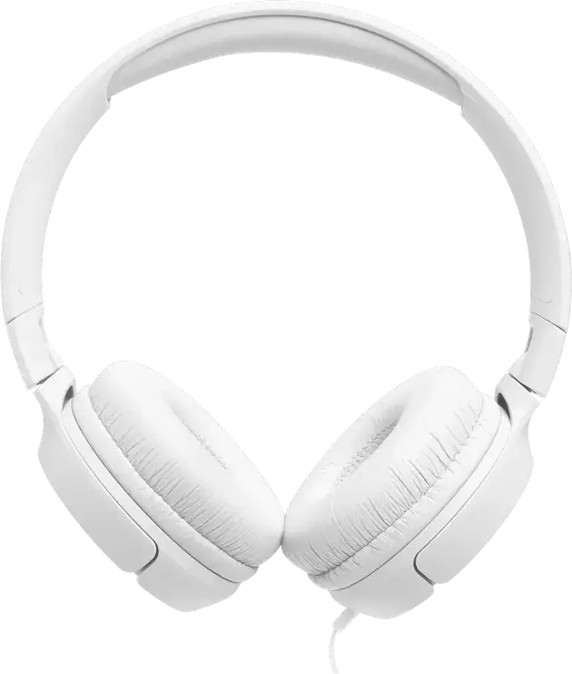 Casca On-Ear cu Fir JBL Tune 520C USB-C, Sunet Pure Bass, Audio Hi-Res, Difuzoare Dinamice 32mm, Microfon Integrat, Design Pliabil, Alb