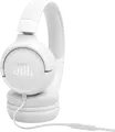 Casca On-Ear cu Fir JBL Tune 520C USB-C, Sunet Pure Bass, Audio Hi-Res, Difuzoare Dinamice 32mm, Microfon Integrat, Design Pliabil, Alb