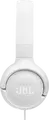 Casca On-Ear cu Fir JBL Tune 520C USB-C, Sunet Pure Bass, Audio Hi-Res, Difuzoare Dinamice 32mm, Microfon Integrat, Design Pliabil, Alb