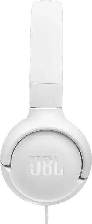 Casca On-Ear cu Fir JBL Tune 520C USB-C, Sunet Pure Bass, Audio Hi-Res, Difuzoare Dinamice 32mm, Microfon Integrat, Design Pliabil, Alb