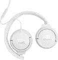 Casca On-Ear cu Fir JBL Tune 520C USB-C, Sunet Pure Bass, Audio Hi-Res, Difuzoare Dinamice 32mm, Microfon Integrat, Design Pliabil, Alb