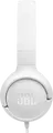 Casca On-Ear cu Fir JBL Tune 520C USB-C, Sunet Pure Bass, Audio Hi-Res, Difuzoare Dinamice 32mm, Microfon Integrat, Design Pliabil, Alb