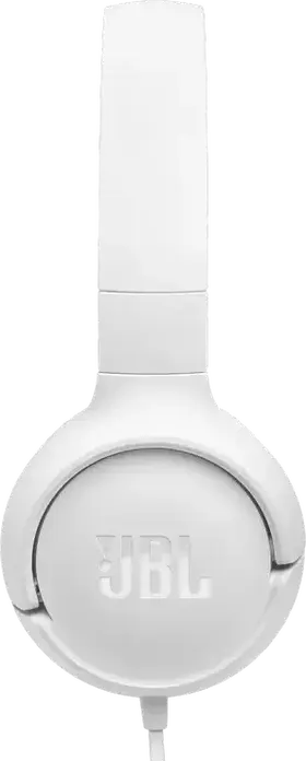 Casca On-Ear cu Fir JBL Tune 520C USB-C, Sunet Pure Bass, Audio Hi-Res, Difuzoare Dinamice 32mm, Microfon Integrat, Design Pliabil, Alb