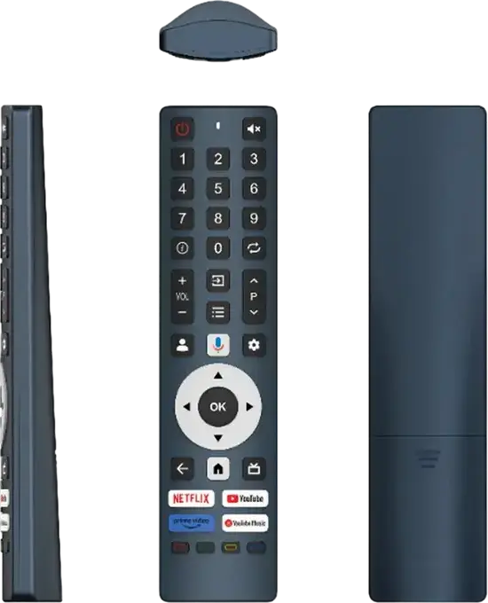 Телевизор OZON H32DN6500S 32 дюйма LED, HD Ready 1366x768, Google TV, четырехъядерный процессор, Dolby Audio, Wi-Fi, Bluetooth, DVB-T2/S2/C, черный