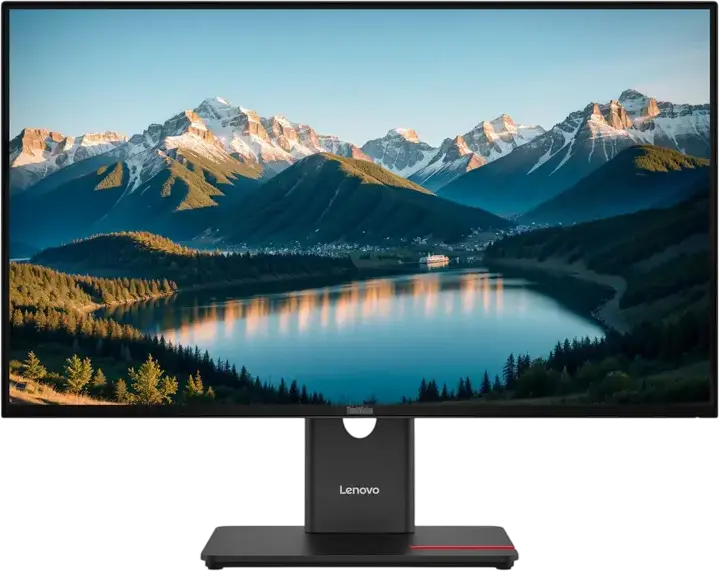 Monitor Lenovo ThinkVision T27q-40 27 inch WQHD IPS, 2560x1440, 120Hz, HDR10, Hub USB-C, Eyesafe 2.0, Anti-reflexie, Suport VESA, Eclipse Black
