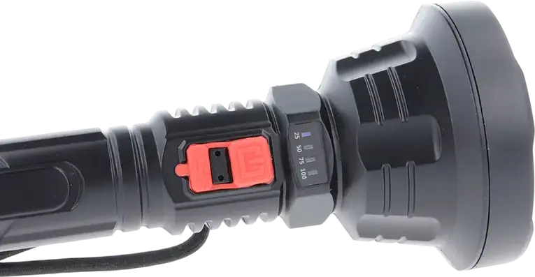 Lanterna LED Forever Light FLF-04, 600 lm, Raza 200m, Baterie Reincarcabila 1800 mAh, Protectie IPX4, Corp ABS, Alb Neutru 4500K, Negru