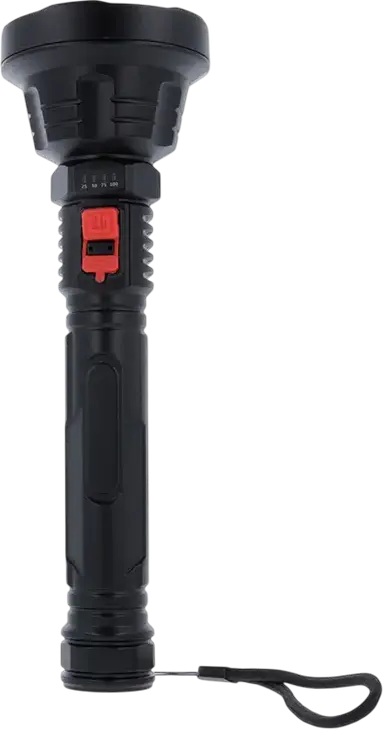 Lanterna LED Forever Light FLF-04, 600 lm, Raza 200m, Baterie Reincarcabila 1800 mAh, Protectie IPX4, Corp ABS, Alb Neutru 4500K, Negru