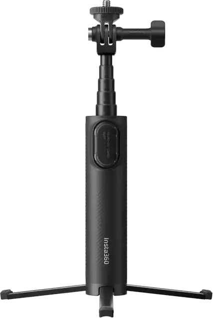 Kit Tripod 2-in-1 Insta360 Mini 2.0 cu Telecomanda, Selfie Stick Hibrid si Tripod Pliabil, Stocare microSD, pentru X4, X3, Ace Pro 2, GO 3S