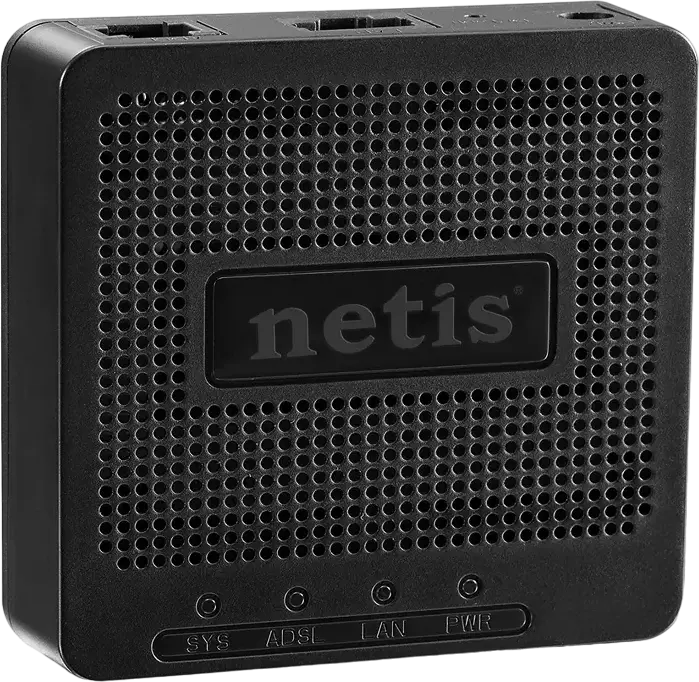 Modem ADSL Netis DL4201, ADSL/ADSL2/ADSL2 + până la 24 Mbps, Negru