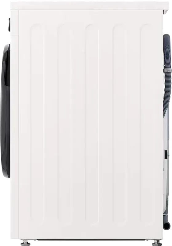 LG F4X1009NWK Front Load Washing Machine, 9kg Capacity, Energy Class A, 1400 RPM, Direct Drive Inverter, Steam Cleaning, ThinQ, White/Black
