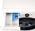 LG F4X1009NWK Front Load Washing Machine, 9kg Capacity, Energy Class A, 1400 RPM, Direct Drive Inverter, Steam Cleaning, ThinQ, White/Black