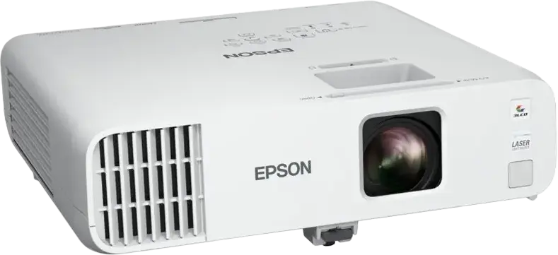 Лазерный проектор Epson EB-L260F, Full HD 1080p, 4600 Люмен, технология 3LCD, ресурс лампы 20 000 ч, Wi-Fi, HDMI, Ethernet, белый