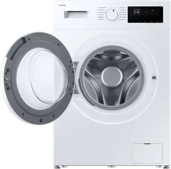 Samsung WW90FG3M05TWLF Front-Loading Washing Machine, 9kg Capacity, 1400 rpm, Energy Class A, Digital Inverter, Hygiene Steam, VoltControl, White