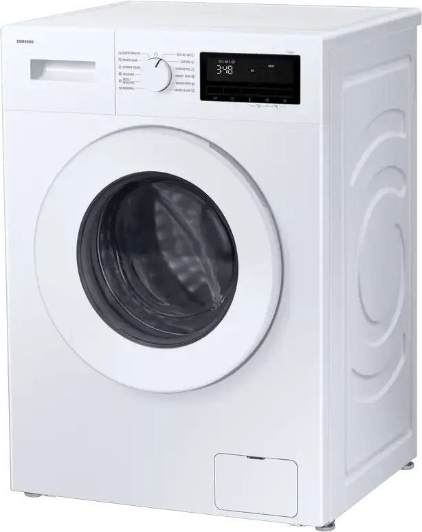 Samsung WW90FG3M05TWLF Front-Loading Washing Machine, 9kg Capacity, 1400 rpm, Energy Class A, Digital Inverter, Hygiene Steam, VoltControl, White