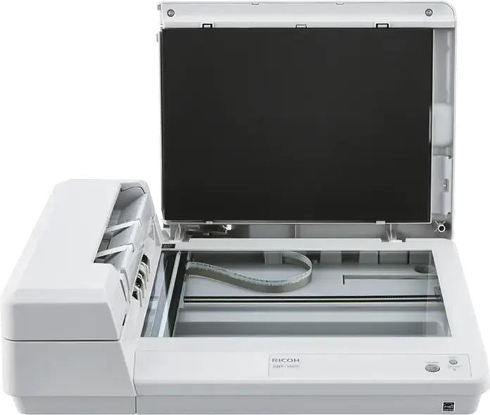 Ricoh SP-1425 Combination ADF and Flatbed Scanner, 25 ppm / 50 ipm Duplex, 600 dpi Optical Resolution, 50-Sheet ADF, USB 2.0, White